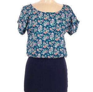 I Love H81 Floral Shift Dress Women's Size Small